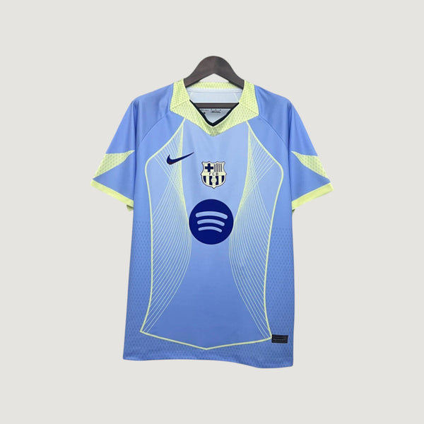 FC Barcelone – Maillot Concept 25/26 – Bleu Ciel & Jaune Fluo